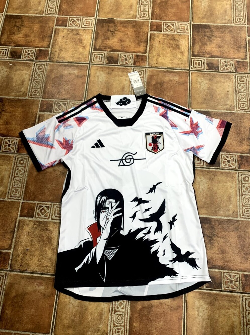 Adidas Japan 2022 World Cup Naruto X Itachi Custom Fan Art Jersey Size M
